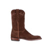 MEN'S RETRO BROWN EMBROIDERED BOOTS 09039216YL