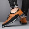 MEN'S CASUAL CONTRAST COLOR EMBROIDERY CASUAL SHOES 26654633S