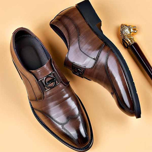 MEN'S BUSINESS DRESS LEATHER SHOES 54682931YL