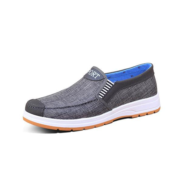 MEN'S SLIP-ON COTTON AND LINEN CASUAL SHOES 93553051S