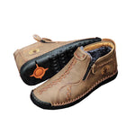 MEN'S RETRO CASUAL LEATHER SHOES 30775832YL