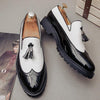 MEN'S FASHION TASSEL SLIP-ON BROGUE LOAFERS 68006675S