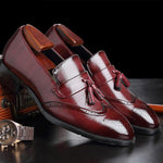 MEN'S CASUAL FASHION BROGUE TASSEL DRESS SHOES 58138827S