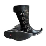 MEN'S RETRO BUCKLE DESIGN POINTED WESTERN BOOTS 73562095YL