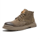 MEN'S LACE-UP CASUAL RETRO WORK STYLE BOOTS 84014659S