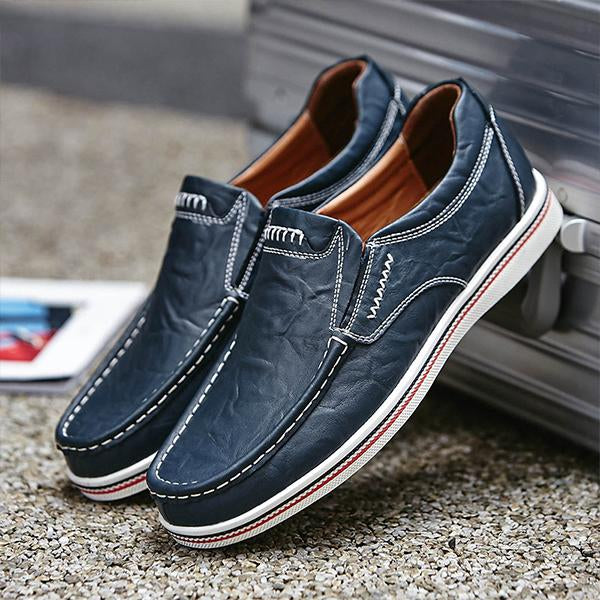 MEN'S CASUAL STITCHED SLIP-ON DRIVING SHOES 56898586S