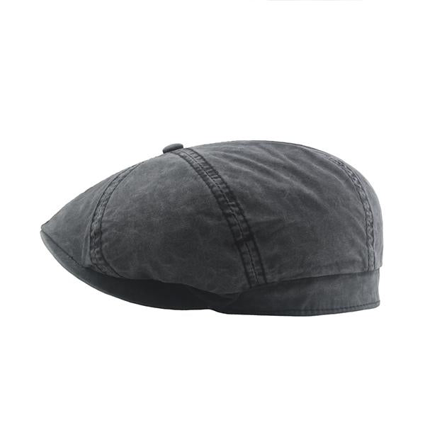 MEN'S RETRO WASHED COTTON OCTAGONAL HAT 17266246S