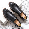 MEN'S RETRO CASUAL BUSINESS MATTE SOFT LEATHER SHOES 95916920YL