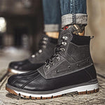 MEN'S CASUAL OUTDOOR HIGH TOP WORK SNOW BEAN BOOTS 75601821S