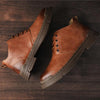 MEN'S CASUAL LACE-UP BUSINESS LEATHER SHOES 95098761S