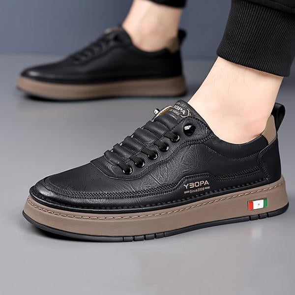 MEN'S CASUAL SIMPLE LACE-UP SNEAKERS 38198829S