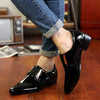 MEN'S STYLISH BUSINESS POINTED DRESS SHOES 22010969S