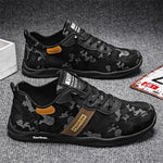 MEN'S RETRO CAMOUFLAGE CASUAL FLAT SNEAKERS 11410527S