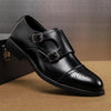 MEN'S CLASSIC BUCKLE FORMAL LEATHER SHOES 24867624YL