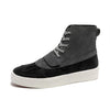 MEN'S HIGH-TOP SUEDE PATCHWORK CASUAL SNEAKERS 13790406S