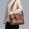 MEN'S BUSINESS HORIZONTAL CROSS-BODY BRIEFCASE 87400250S