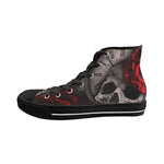 MEN'S HIGH TOP LACE-UP SKULL CANVAS CASUAL SHOES 21222807YL