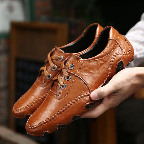 MEN'S RETRO BUSINESS LEATHER SHOES 29315727YL