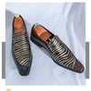 MEN'S LEOPARD PRINT WILD CASUAL LEATHER SHOES 78277121YL