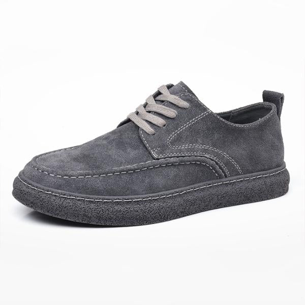 MEN'S LOW-CUT SUEDE THICK-SOLED SNEAKERS 83291280S