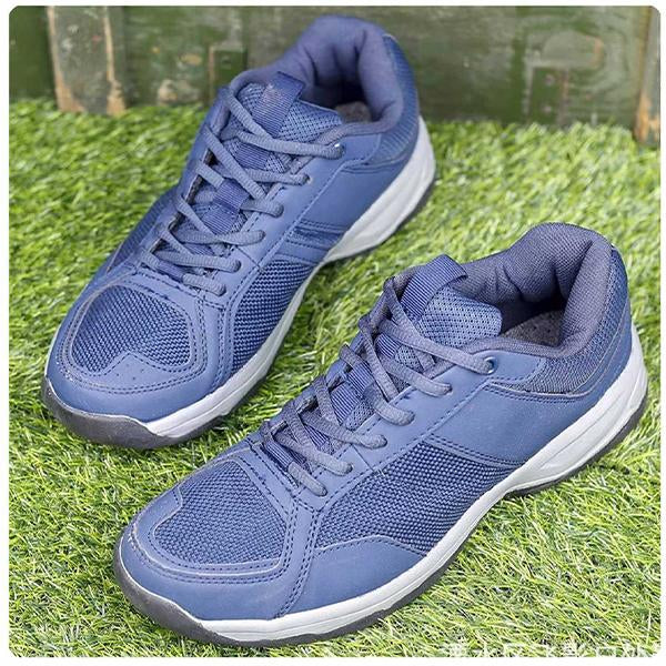 MEN'S BLUE CASUAL LACE UP CANVAS SHOES 53559658YL