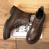 MEN'S OUTDOOR TENDON SOLE FASHION LACE-UP BOOTS 55600805S