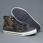 MEN'S CLASSIC LACE-UP RETRO CAMOUFLAGE CANVAS SHOES 61198095S