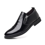 MEN'S LION ZIPPER POINTED TOE DRESS SHOES 82630302S