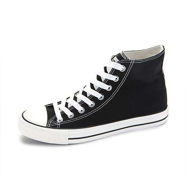 MEN'S CASUAL HIGH TOP LACE-UP CANVAS SHOES 45435153S