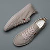 MEN'S SIMPLE HOLIDAY LACE-UP CANVAS CASUAL SHOES 51896070S