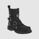 MEN'S STYLISH THICK-SOLED BUCKLED WORK-INSPIRED BOOTS 93918776S