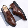 MEN'S DRESS OXFORD SHOES CLASSIC LACE UP FORMAL SHOES 19565949YL