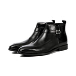 MEN'S RETRO ALL-MATCH SIDE ZIPPER CHELSEA BOOTS 60056952S