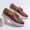 MEN'S STONE PATTERN SLIP-ON CASUAL SHOES 11449658S