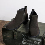 MEN'S CASUAL SUEDE LEATHER CHELSEA BOOTS 09277188S