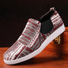 MEN'S CASUAL ETHNIC PATTERN SLIP-ON FLAT SHOES 88906855S