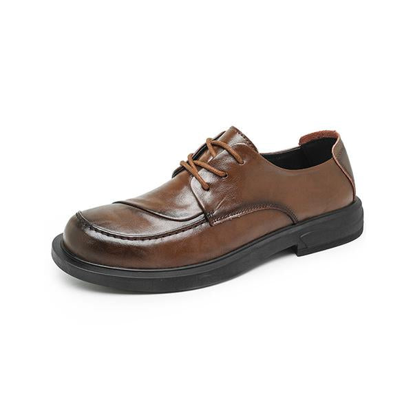 MEN'S CASUAL STITCHING LACE-UP DRESS SHOES 77008983S