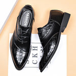 MEN'S SPLICED BUSINESS FORMAL SHOES 53087340S