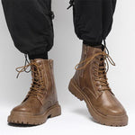 MEN'S RETRO HIGH TOP LACE-UP BOOTS 28087021YL