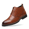 MEN'S VINTAGE BROGUE LACE-UP ANKLE BOOTS 20105136S