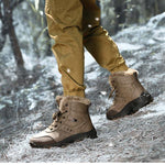 MEN'S WARM LINING LACE UP HIKING BOOTS 72343567YL