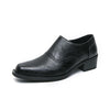 MEN'S CASUAL SQUARE TOE CHUNKY HEEL DRESS SHOES 42519413S