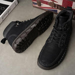 MEN'S CASUAL VINTAGE LACE UP ANKLE BOOTS 78180456S