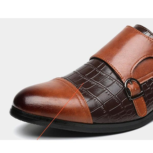 MEN'S RETRO FORMAL LEATHER SHOES 67908342YL