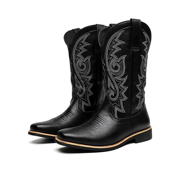 MEN'S SQUARE HEADED WESTERN COWBOY BOOTS 66685762YL