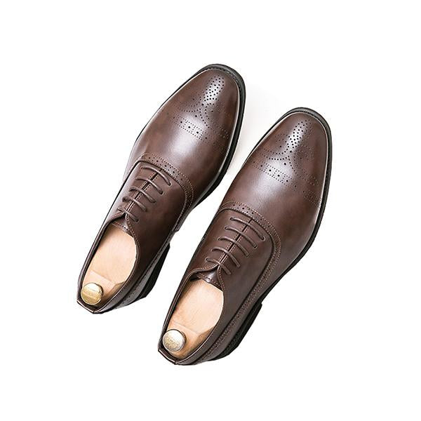 MEN'S RETRO BUSINESS DRESS LEATHER SHOES 56777103YL