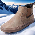 MEN'S CASUAL HIGH TOP PLUSH SLIP-ON COTTON SHOES 27784500S