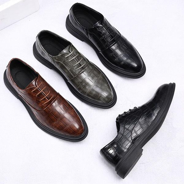 MEN'S DRESS OXFORD SHOES CLASSIC LACE UP FORMAL SHOES 19565949YL