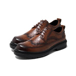 MEN'S BROGUE CARVED WEDDING DRESS SHOES 63994604S