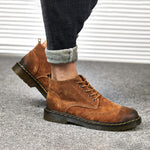 MEN'S CASUAL NUBUCK LEATHER LACE UP BOOTS 64191329S